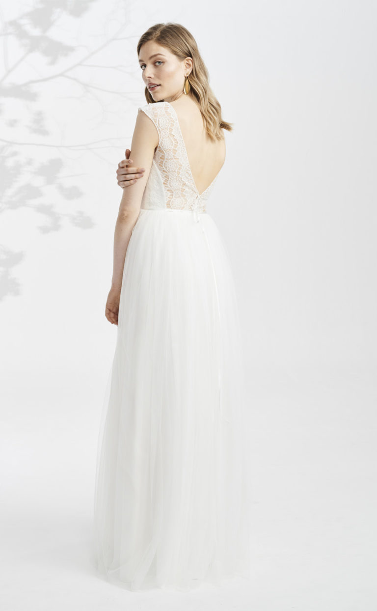 Vintage-Brautkleid mit Spitze: Senia