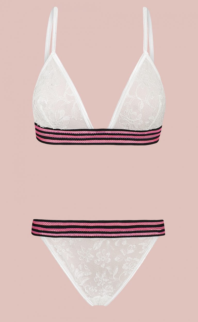 Pink Sling Bra