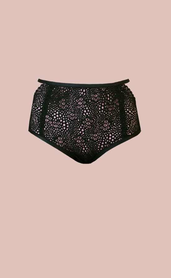 Sweet Black Daisy Panties