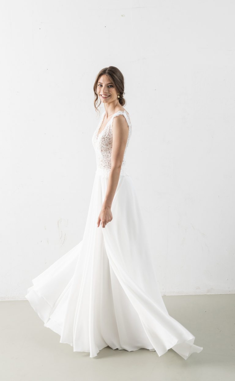 Milele – Brautkleid mit Spitze