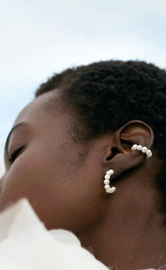 Earcuff Perlen-Cuff kisui Berlin