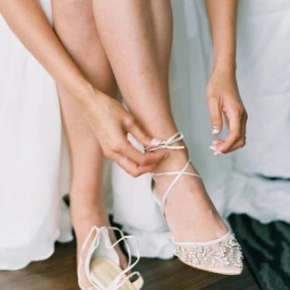 Bella Belle Brautschuhe Kitten Heels