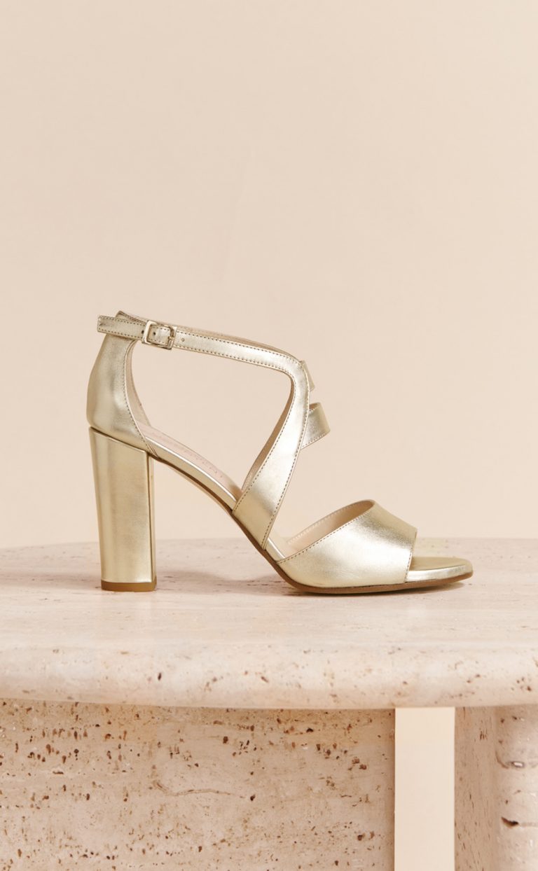 Magnolia Sandals – Champagne gold