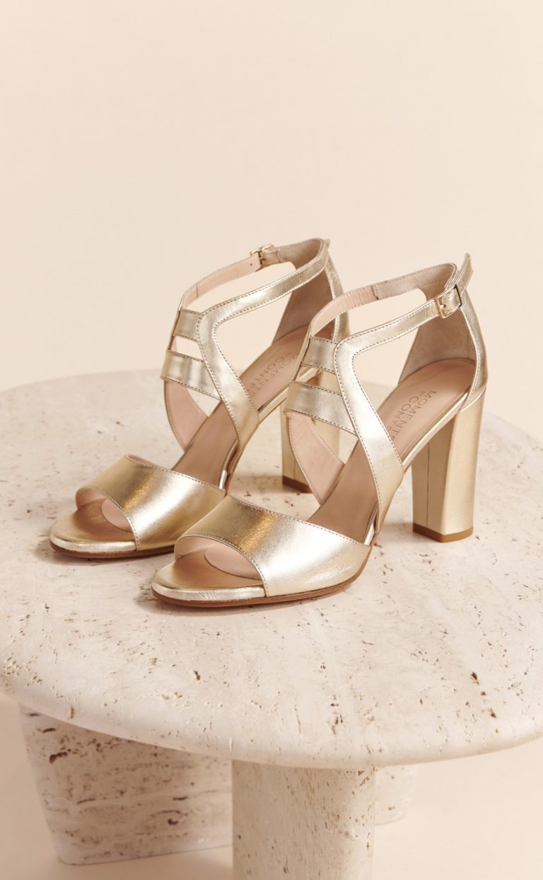 Magnolia Sandals – Champagne gold