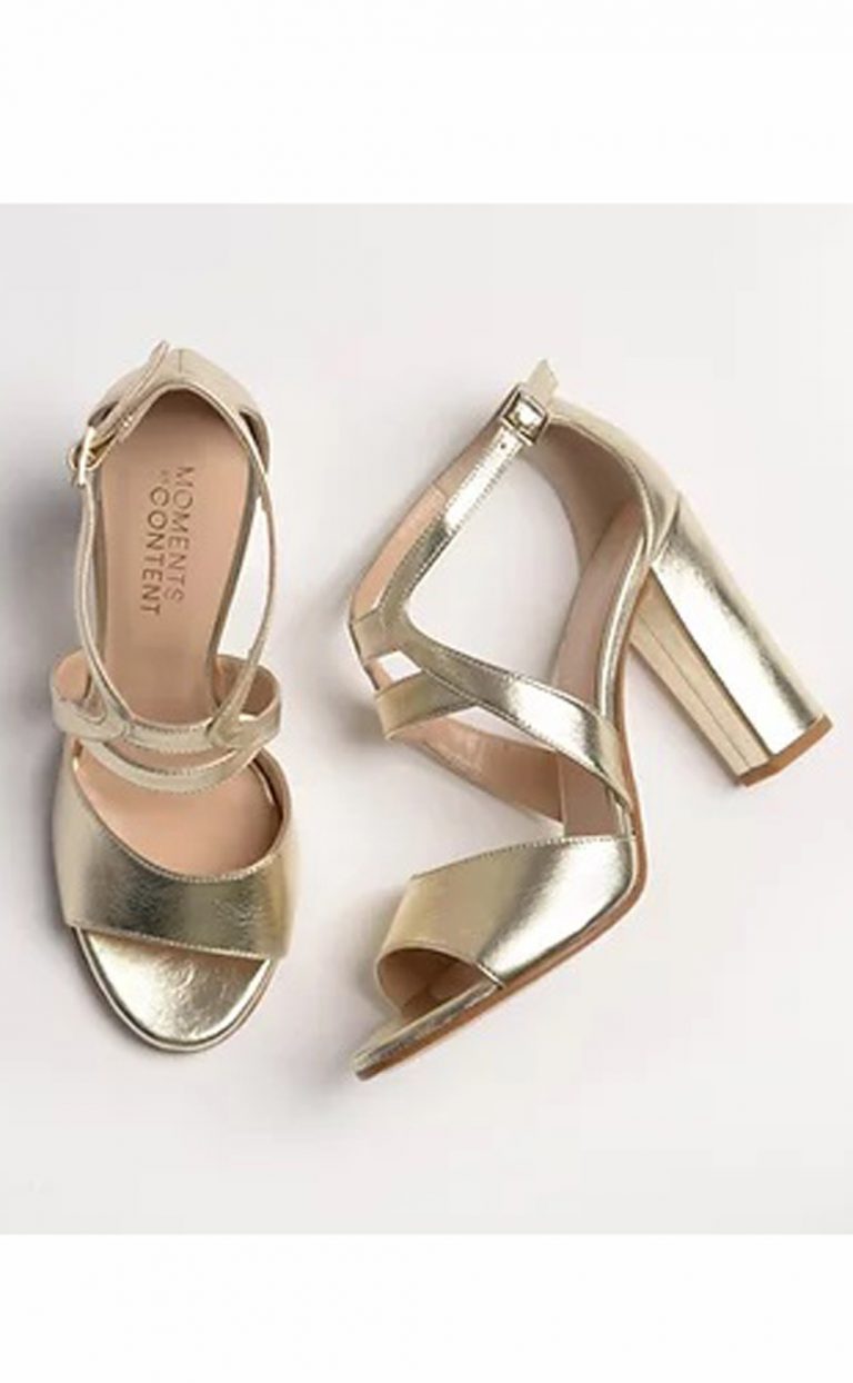 Magnolia Sandals – Champagne gold