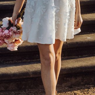 kisui Berlin Standesamt Braut Hochzeit modern Rock Top Zweiteiler