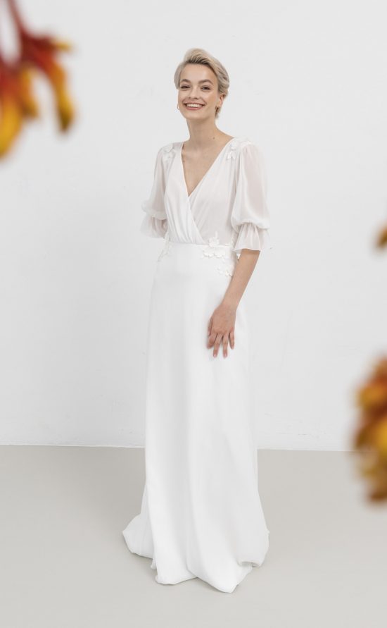 Brautkleid Berlin Bridaldress Hochzeitskleid mit Ärmeln