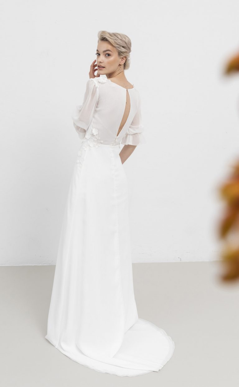 Wedding Dress: Style Bell Sleeve Dress