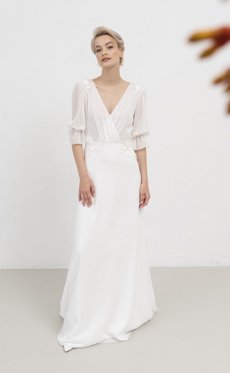 Brautkleid: Modell Bell Sleeve Dress