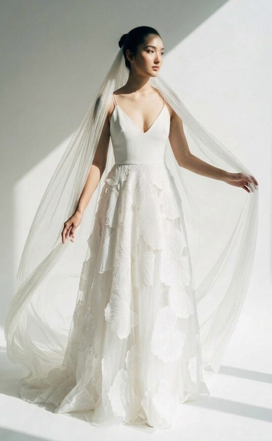 Romantisches Brautkleid
