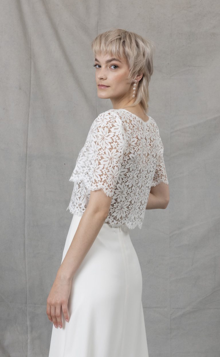 Spitzentop: Modell Flower Lace