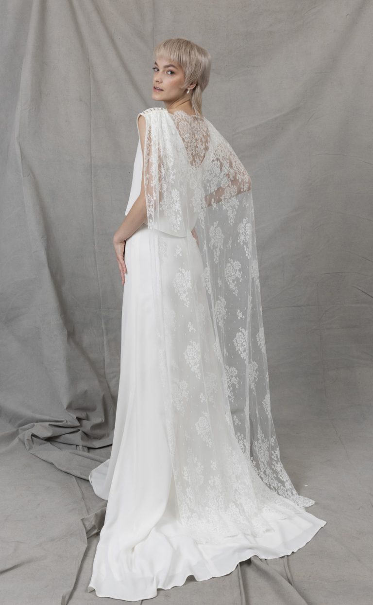 Bridal Top & Cape: Style Lace Cape