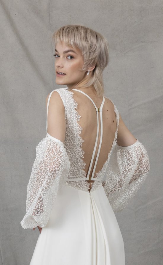 kisui Berlin Harness moderne Braut Brautkleid