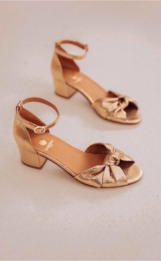 Bobbies - Gloria Gold-Sepia Sandals