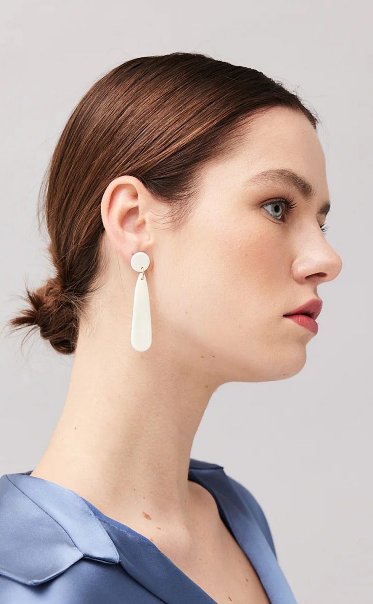 Long Drop – Ohrringe aus Porzellan