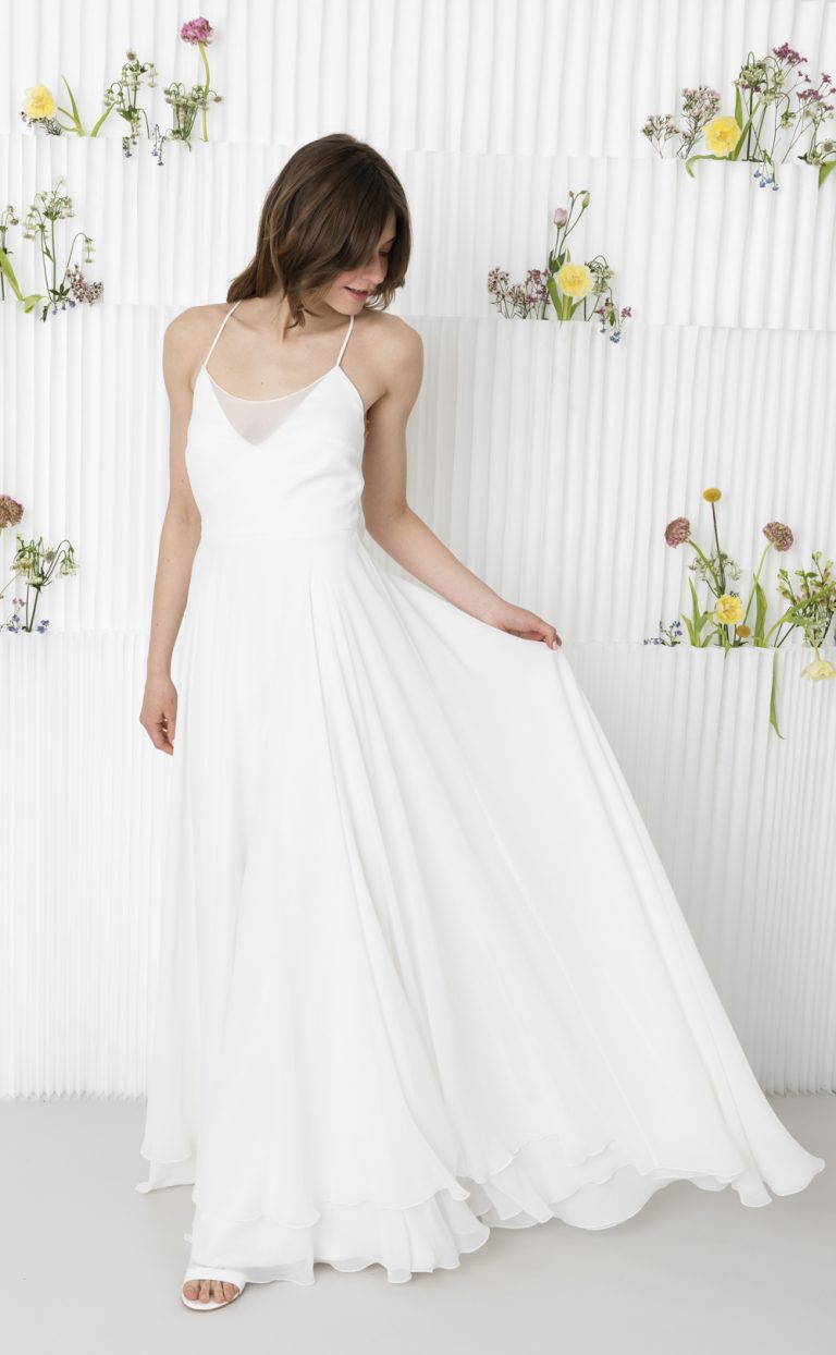 Fließendes Brautkleid: Modell Belana