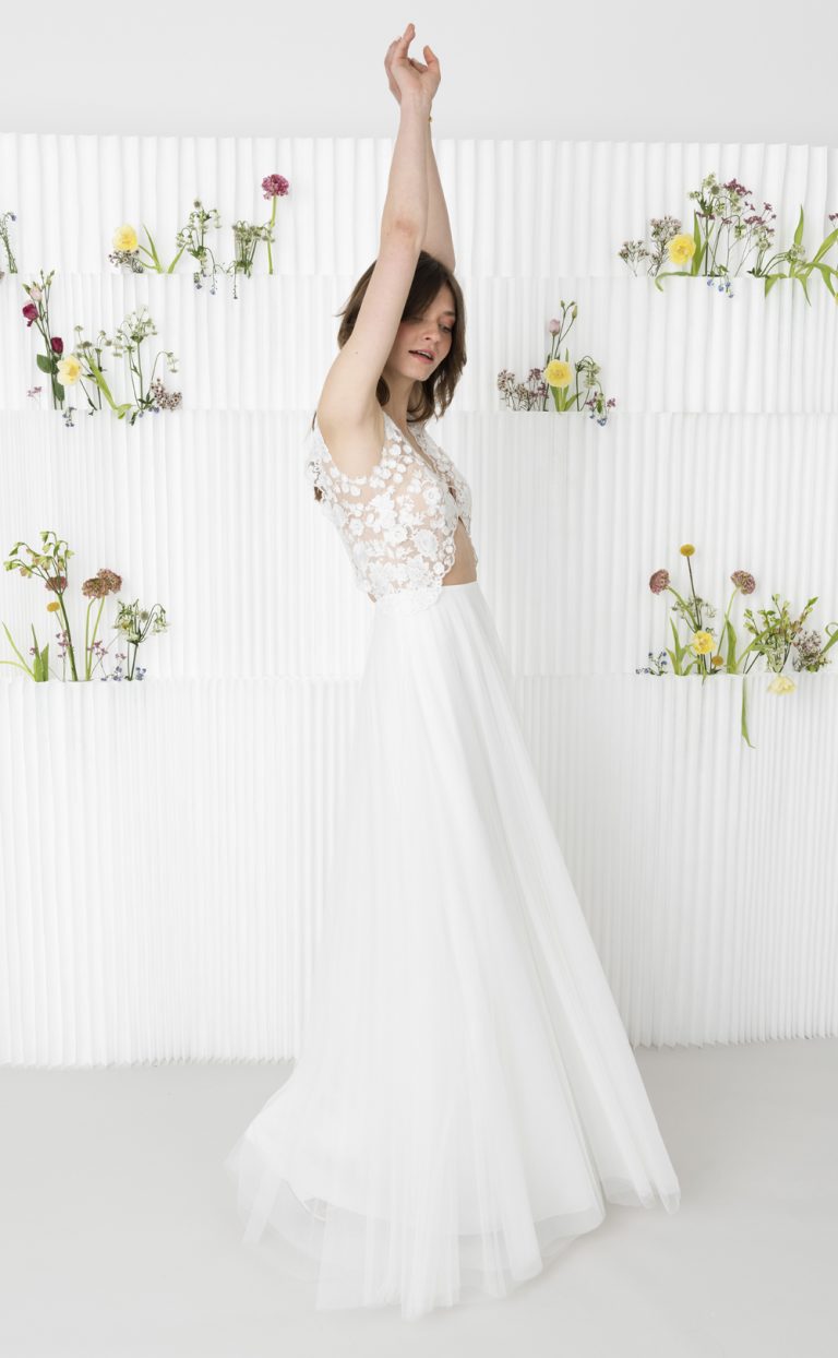 Tulle-Wedding Dress: Style Jardin Blanche Tulle