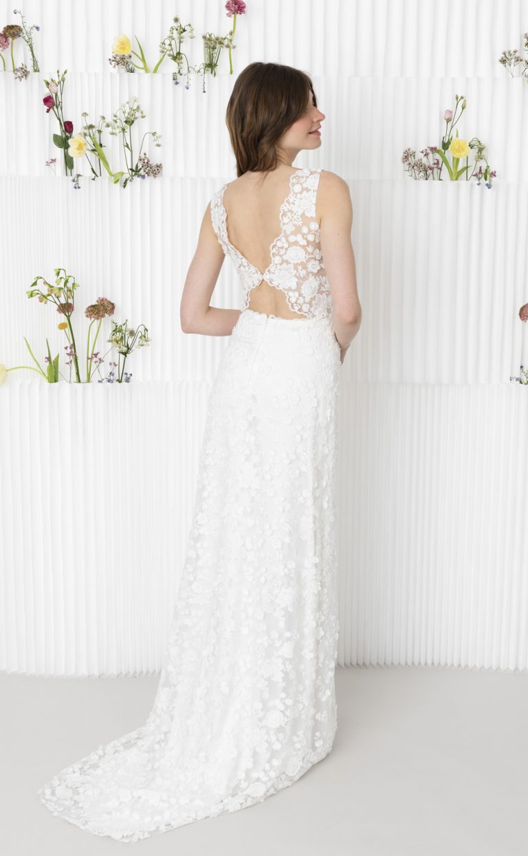 All-over-Spitze-Brautkleid: Modell Jardin Blanche