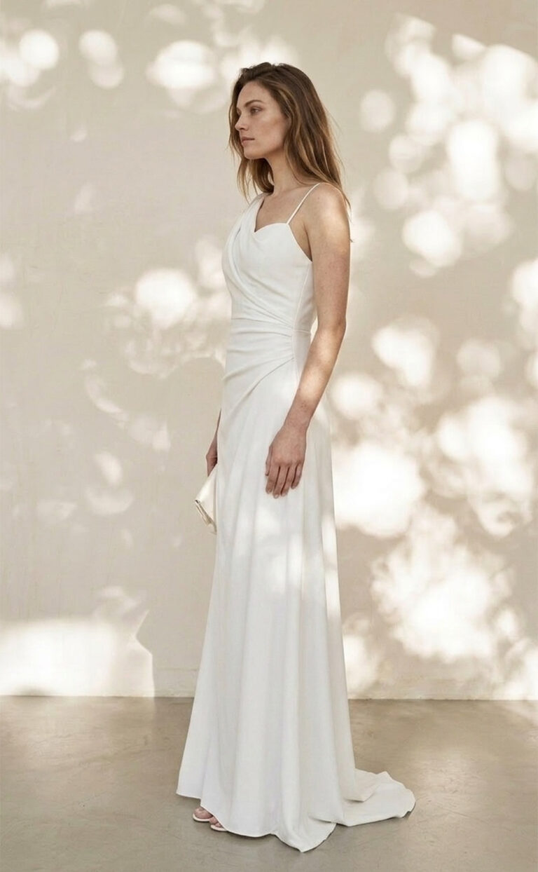 Wedding Dress: Style Asymmetric Dress