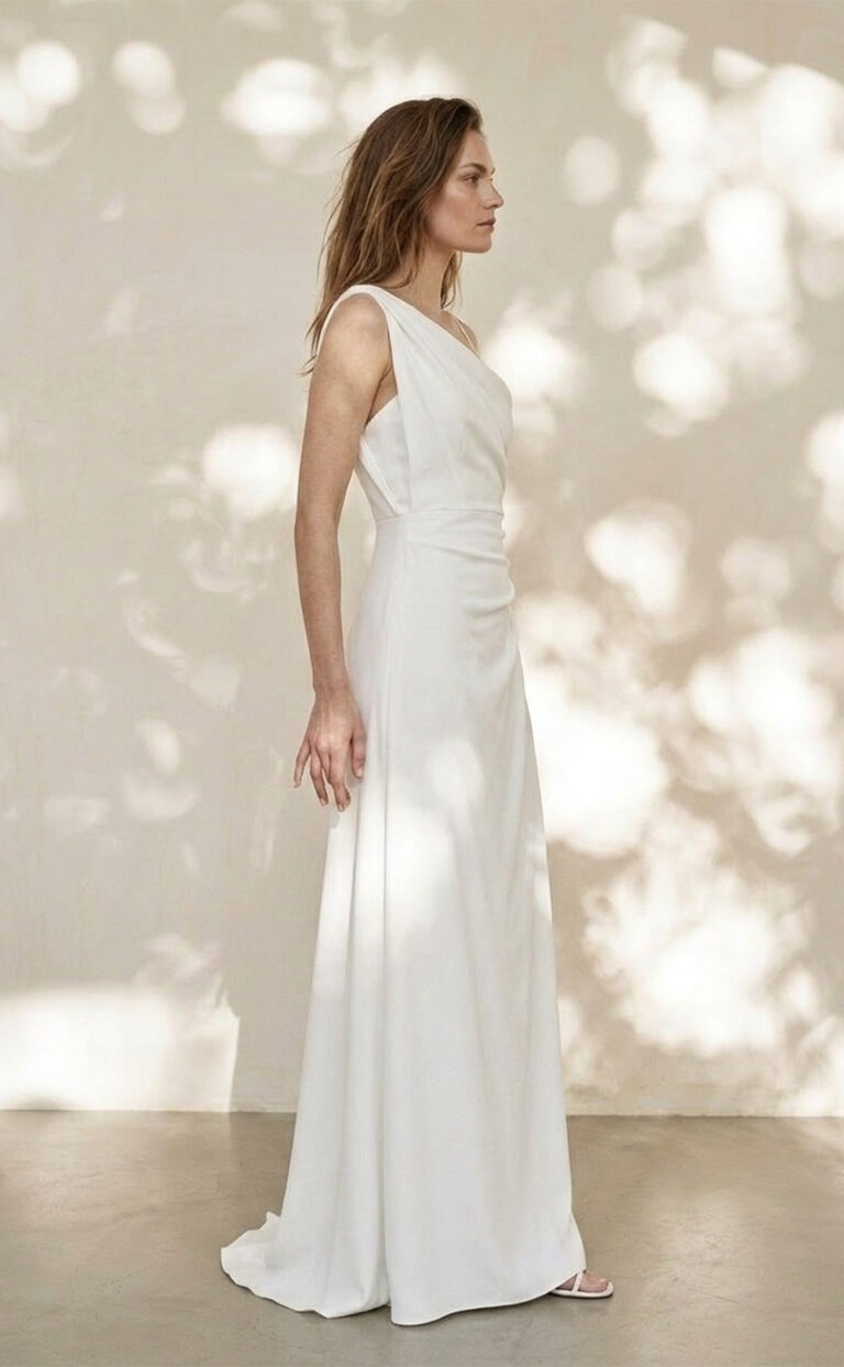 Wedding Dress: Style Asymmetric Dress