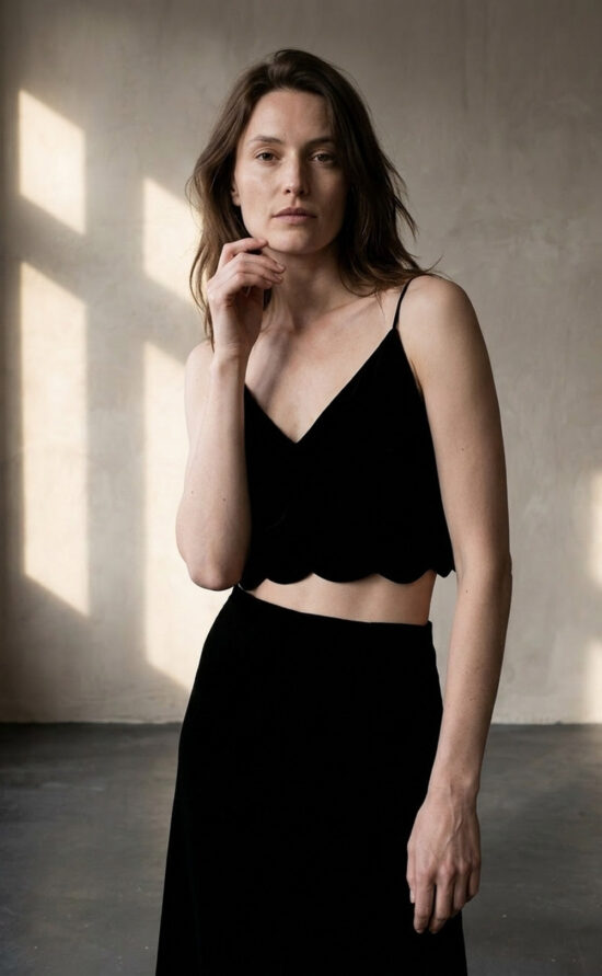 kisui Berlin Designermode made in Berlin schwarzes Top