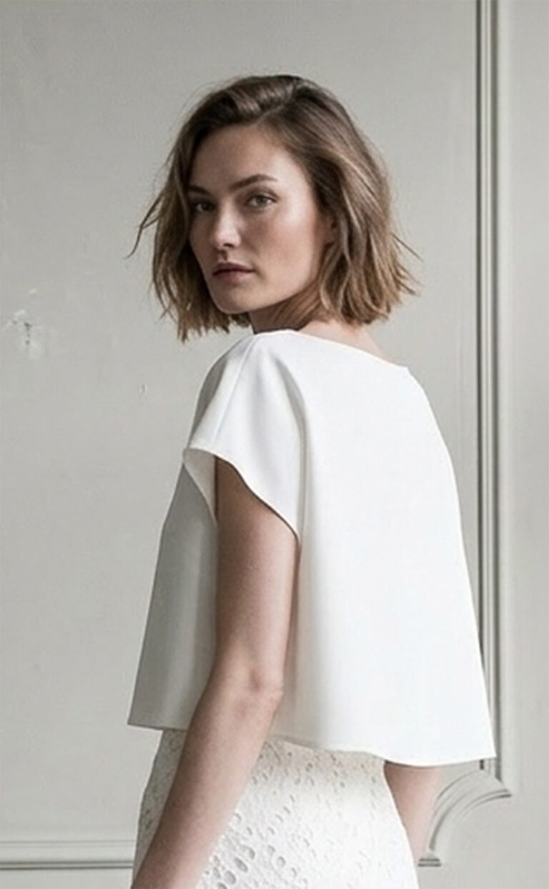 Oversize Top Crepe