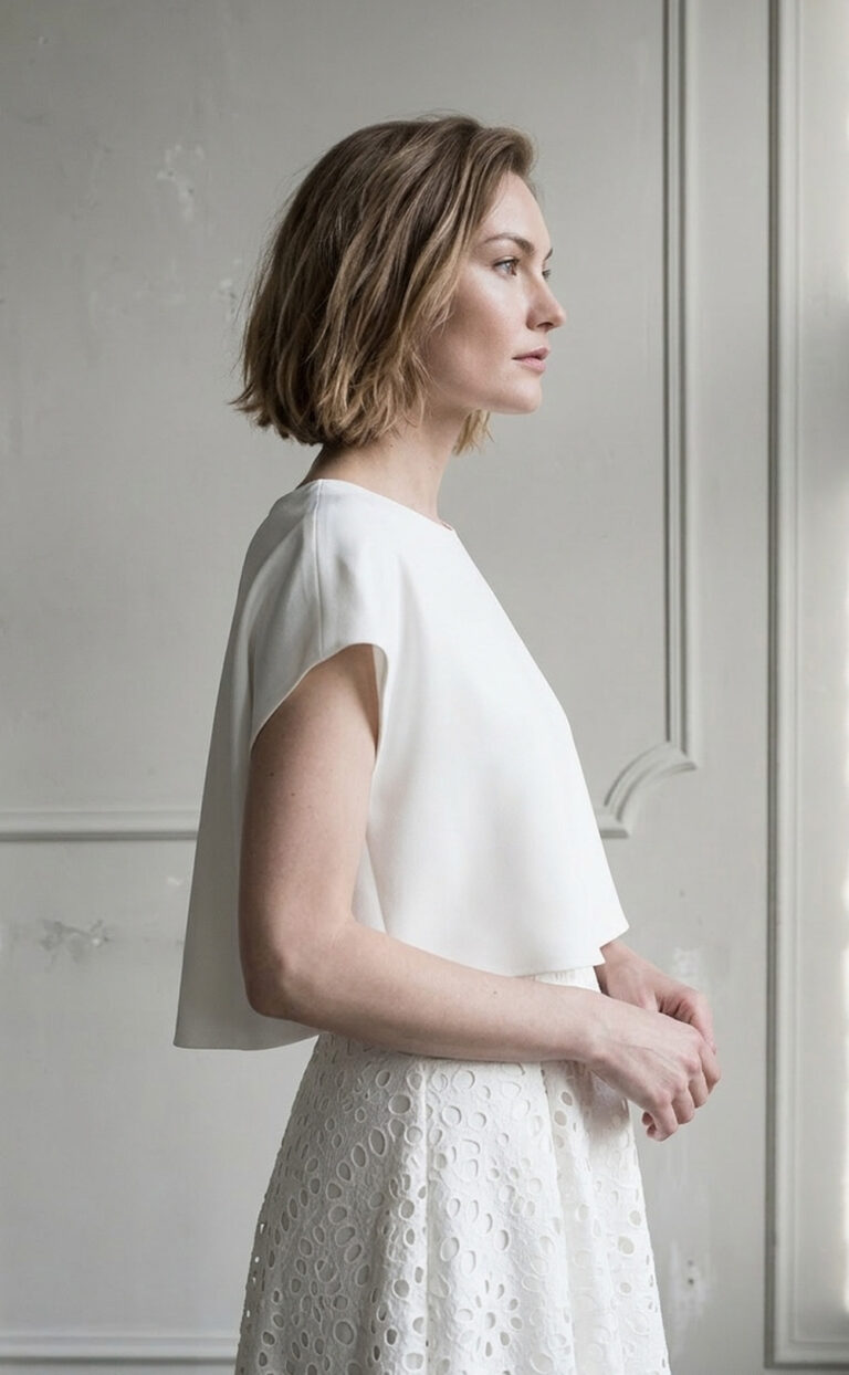 Oversize Top Crepe