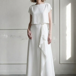 kisui Brautkleid kurz modern lässig Standesamt