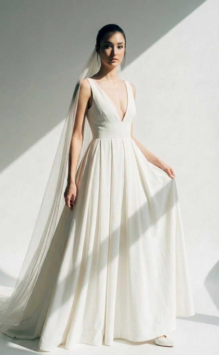 Nora – modernes pures Brautkleid