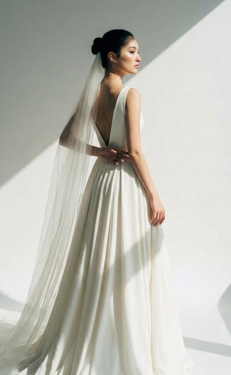 Nora – modernes pures Brautkleid