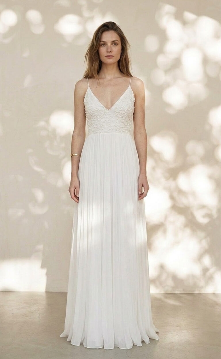 Leichtes Brautkleid: Modell Airy Million Dots