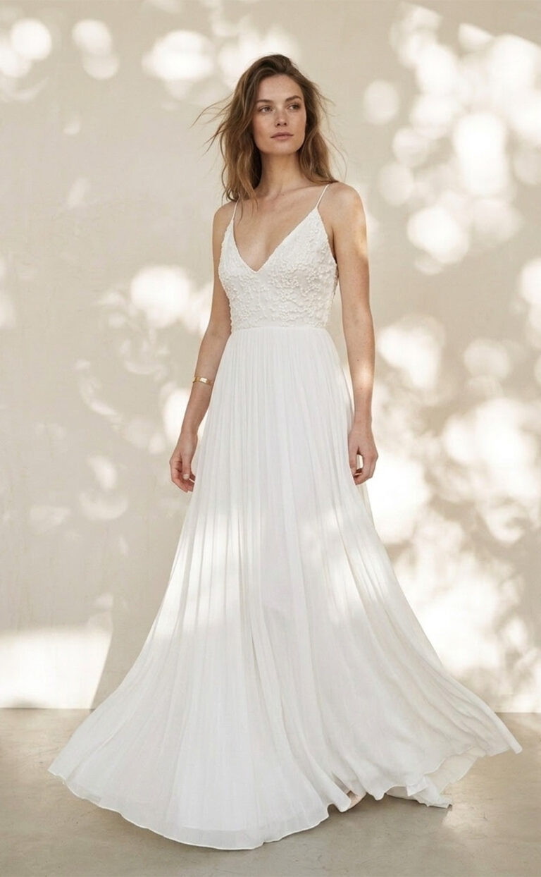 Leichtes Brautkleid: Modell Airy Million Dots
