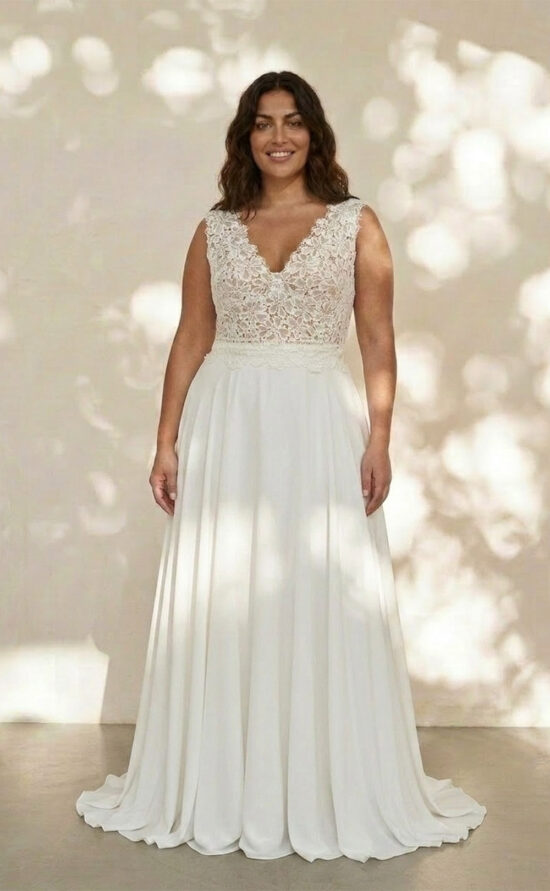 Milele - Brautkleid mit Spitze
