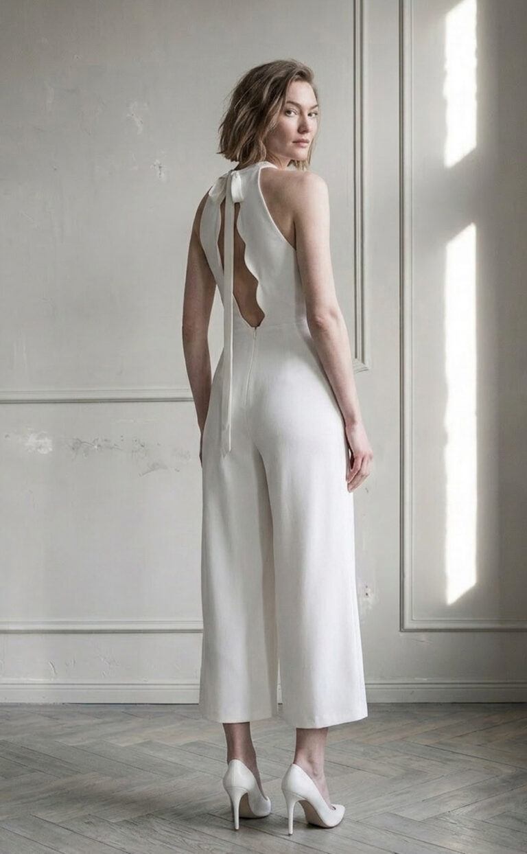 Jumpsuit mit Schleife