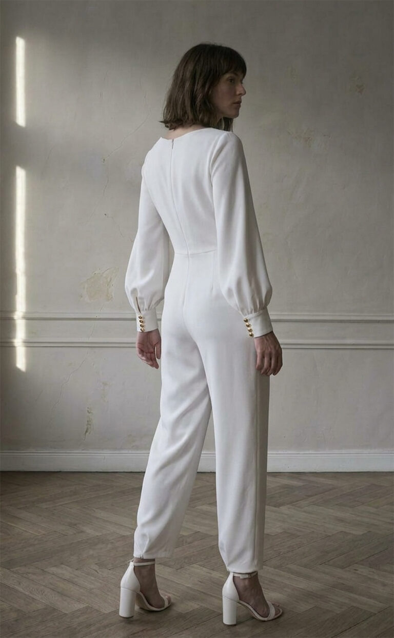 Jumpsuit mit Ärmel