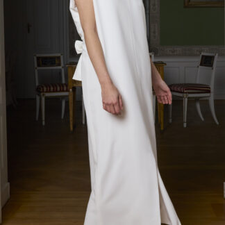 kisui Berlin Standesamt Kleid leger lässig Schleife Schlitz modern Wedding Civil Wedding