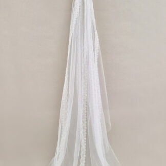 kisui Berlin Schleier einlagig modern mit Spitze Veil with lace modern