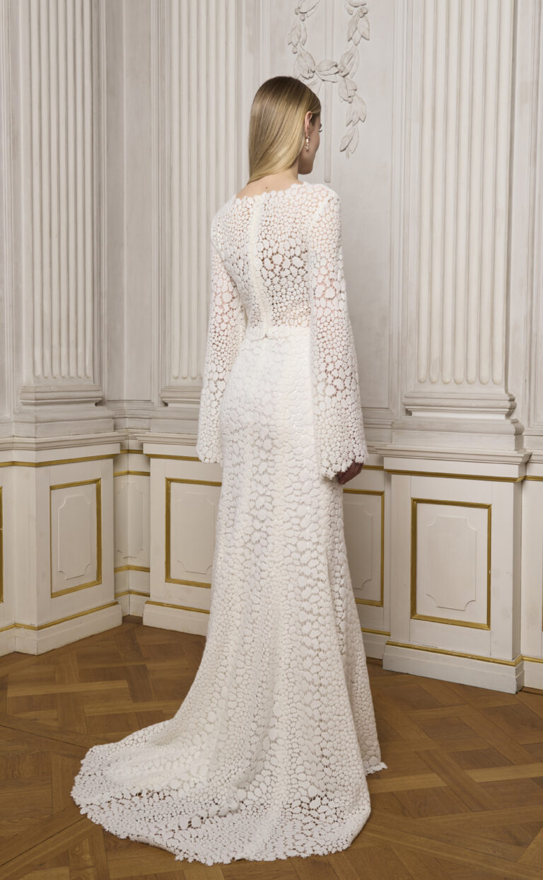 Two-Piece: Style Tansila Lace Jacket & Tansila Lace Skirt