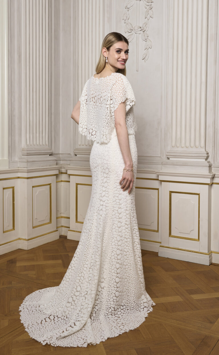 Two-Piece Bridal Look: Style Tansila Lace Top & Tansila Lace Skirt