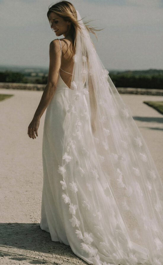 kisui Berlin Schleier Blüten 3-D Veil