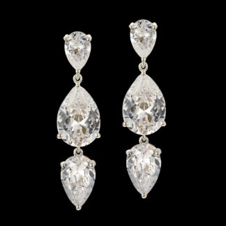 kisui Brautschmuck Brautohrringe Kristalle Bridal Earrings Earrings Glitter cristalls