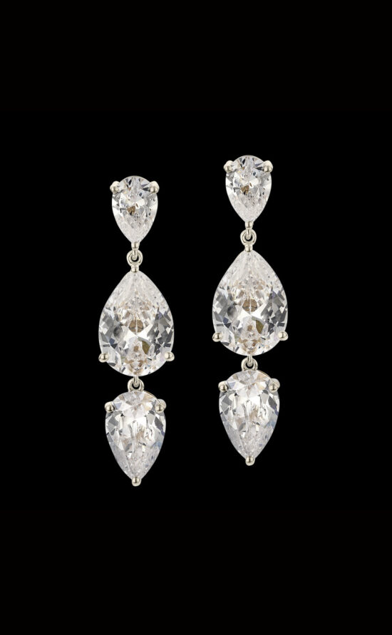 kisui Brautschmuck Brautohrringe Kristalle Bridal Earrings Earrings Glitter cristalls