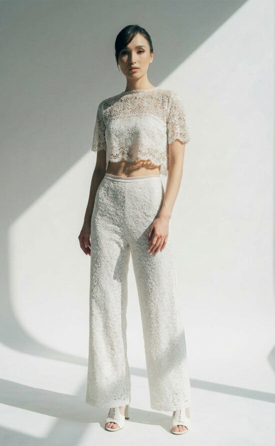 Fleur Lace Top & Neya Lace Trousers
