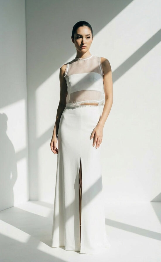 zweiteiliges Brautkleid, Brautmode Berlin