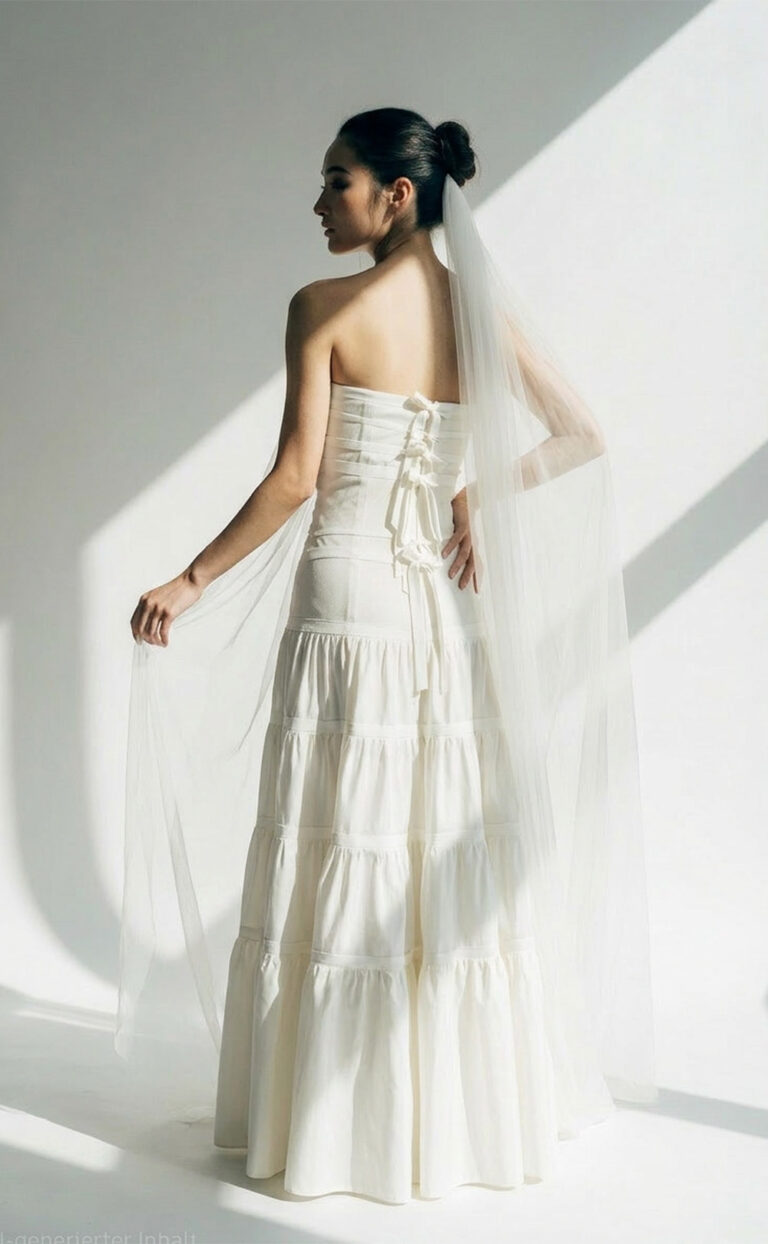 Nive – Modernes Brautkleid mit wandelbaren Bändern