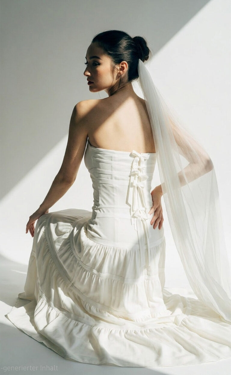 Nive – Modernes Brautkleid mit wandelbaren Bändern