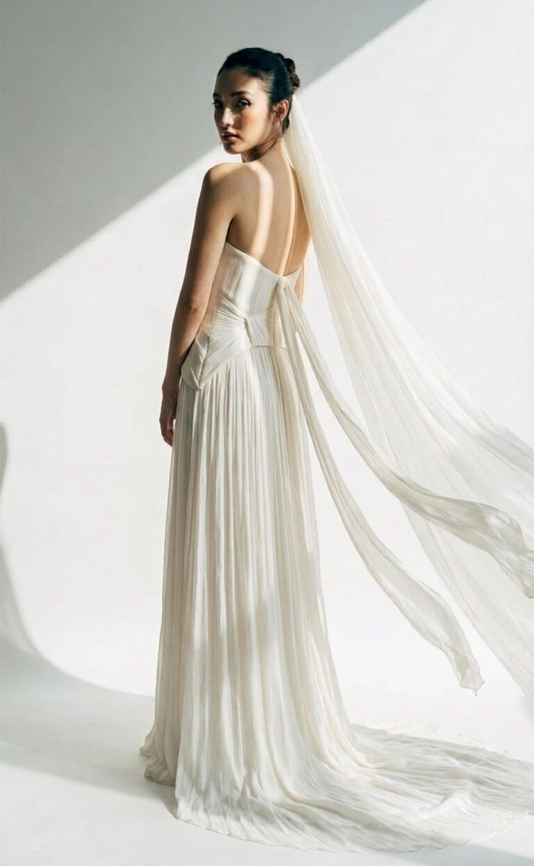 Pleasance Corset & Pleasance Rock – Plissierter Seidenchiffon in seiner schönsten Form