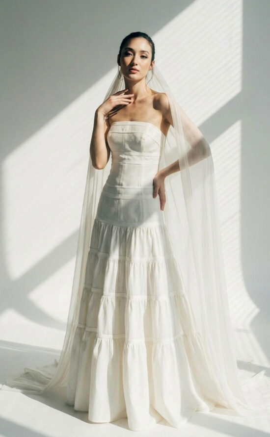 kisui Berlin Brautkleid modern, Corsagenkleid, Hochzeitskleid